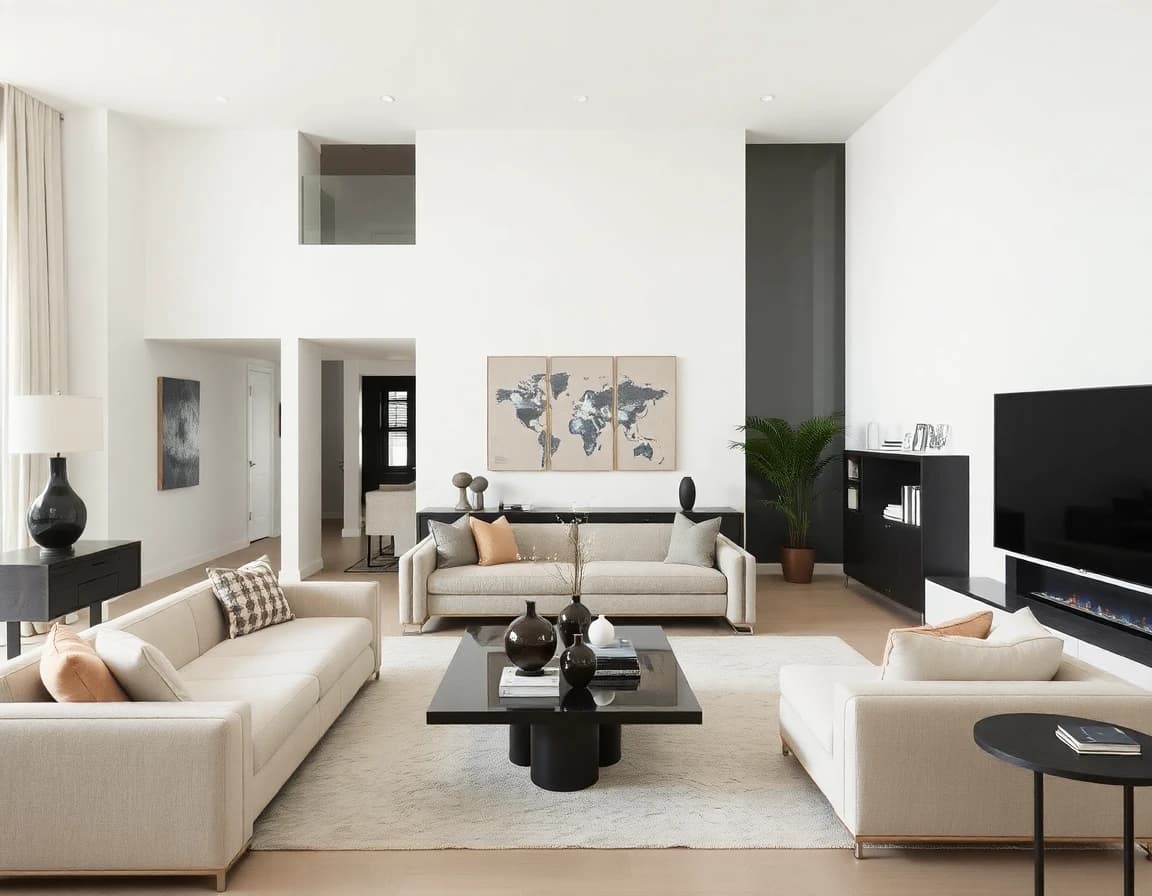 컨템포러리 예시 - DecorAI - AI 인테리어 디자인